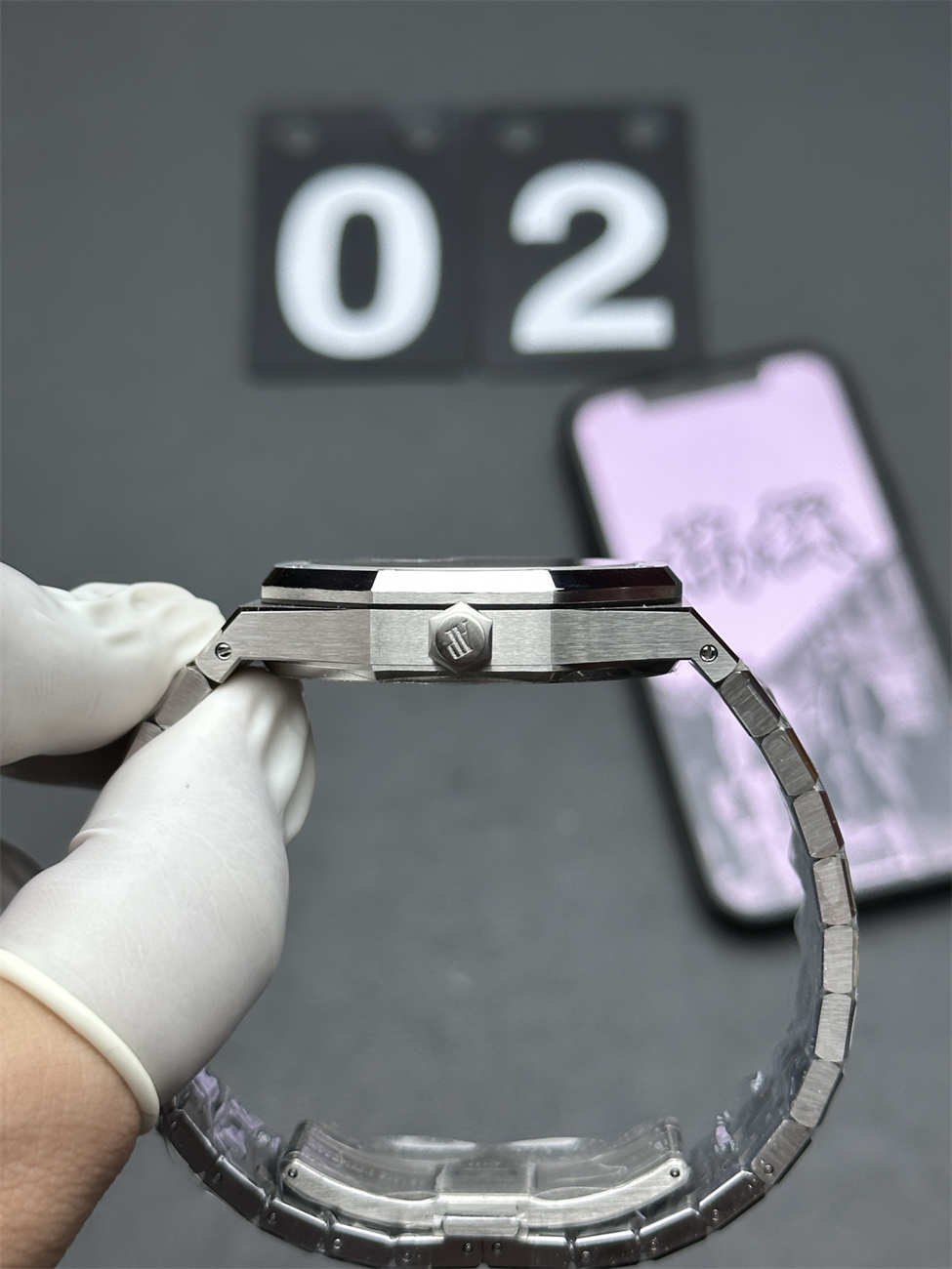 Audemars Piguet 15510 Grey – Royal Oak 41mm Stainless Steel Watch by APS Factory