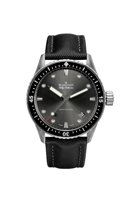 Blancpain Replica Watch Fifty Fathoms Bathyscaphe, Stainless Steel, 43mm, 5000-1110-B52A