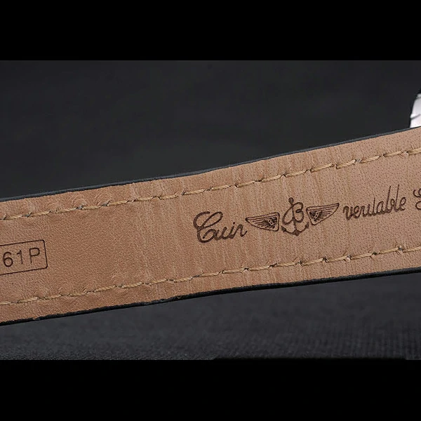 Breitling Bentley Black Croco Leather Bracelet Black Dial new59232