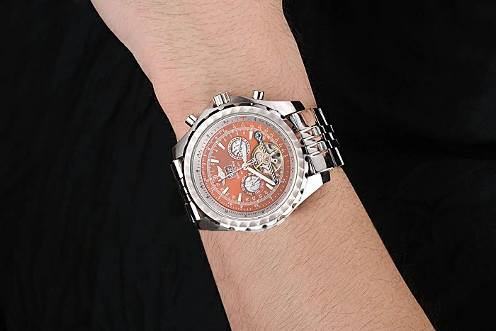 Breitling Bentley Mulliner Tourbillon Brown Dial Stainless Steel Case And Bracelet new120705