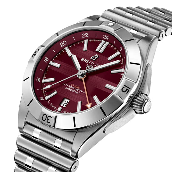 Breitling Replica Watch Chronomat Automatic GMT 40 Six Nations Wales, A323988B1K1A1