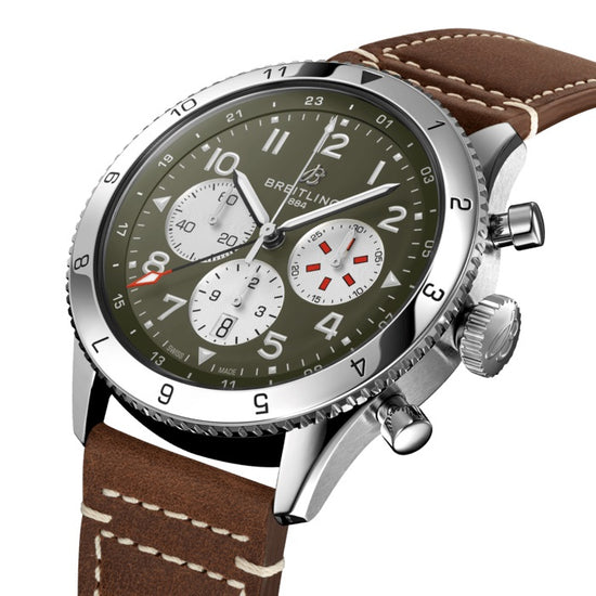 Breitling Replica Watch Super AVI B04 Chronograph GMT 46 Curtiss Warhawk AB04452A1L1X1