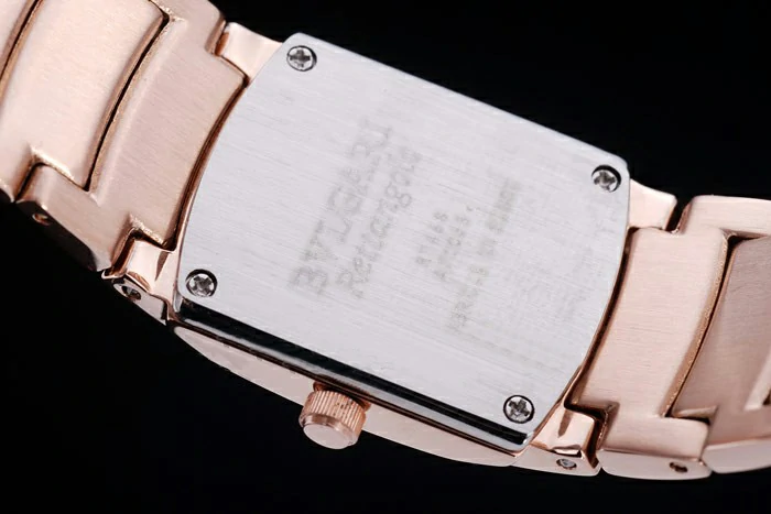 Bvlgari Assioma D 20mm White Dial Rose Gold Case With Diamonds Rose Gold Bracelet new72932