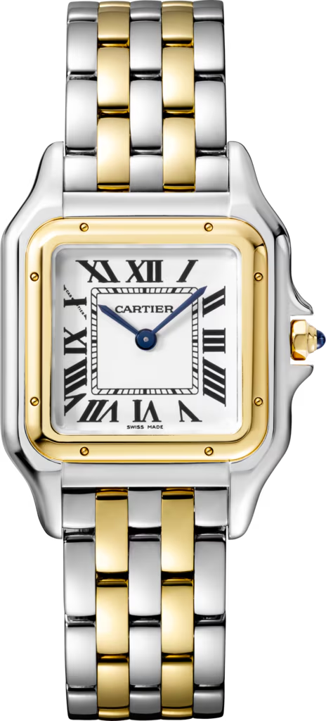 Cartier Replica Watch Panthère de Cartier Replica Watch, Stainless Steel, 18k Yellow Gold, 29mm x 37mm, W2PN0007
