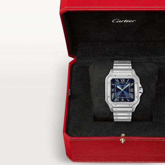 Cartier Replica Watch Santos de Cartier Replica Watch, Stainless Steel, 39.8mm, WSSA0071