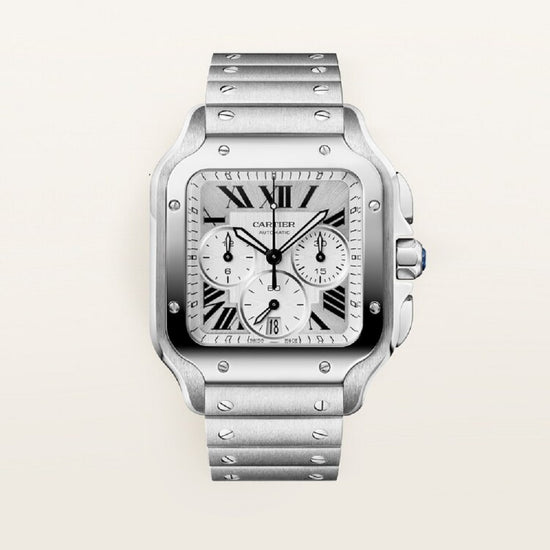 Cartier Replica Watch Santos de Cartier Replica Watch, Stainless Steel, 47mm x 39.8mm, WSSA0083