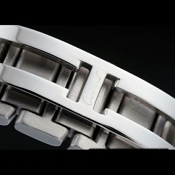 Cartier Tank Anglaise 20mm White Dial Diamonds Steel Case Stainless Steel Bracelet new57542
