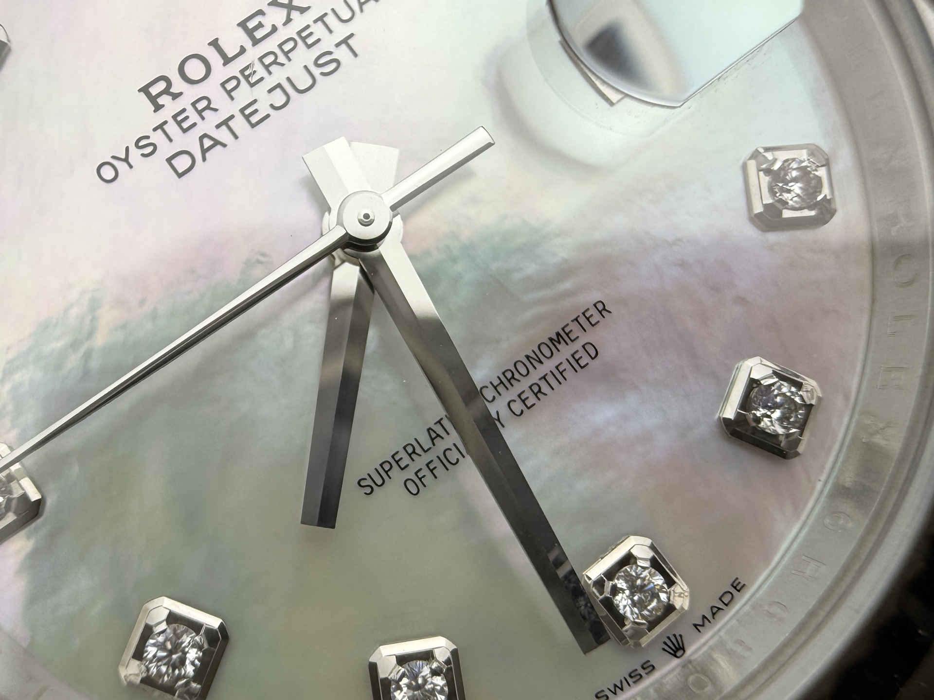 Datejust 41 126334 – MOP Dial with Moissanite Markers & Super Clone 3235