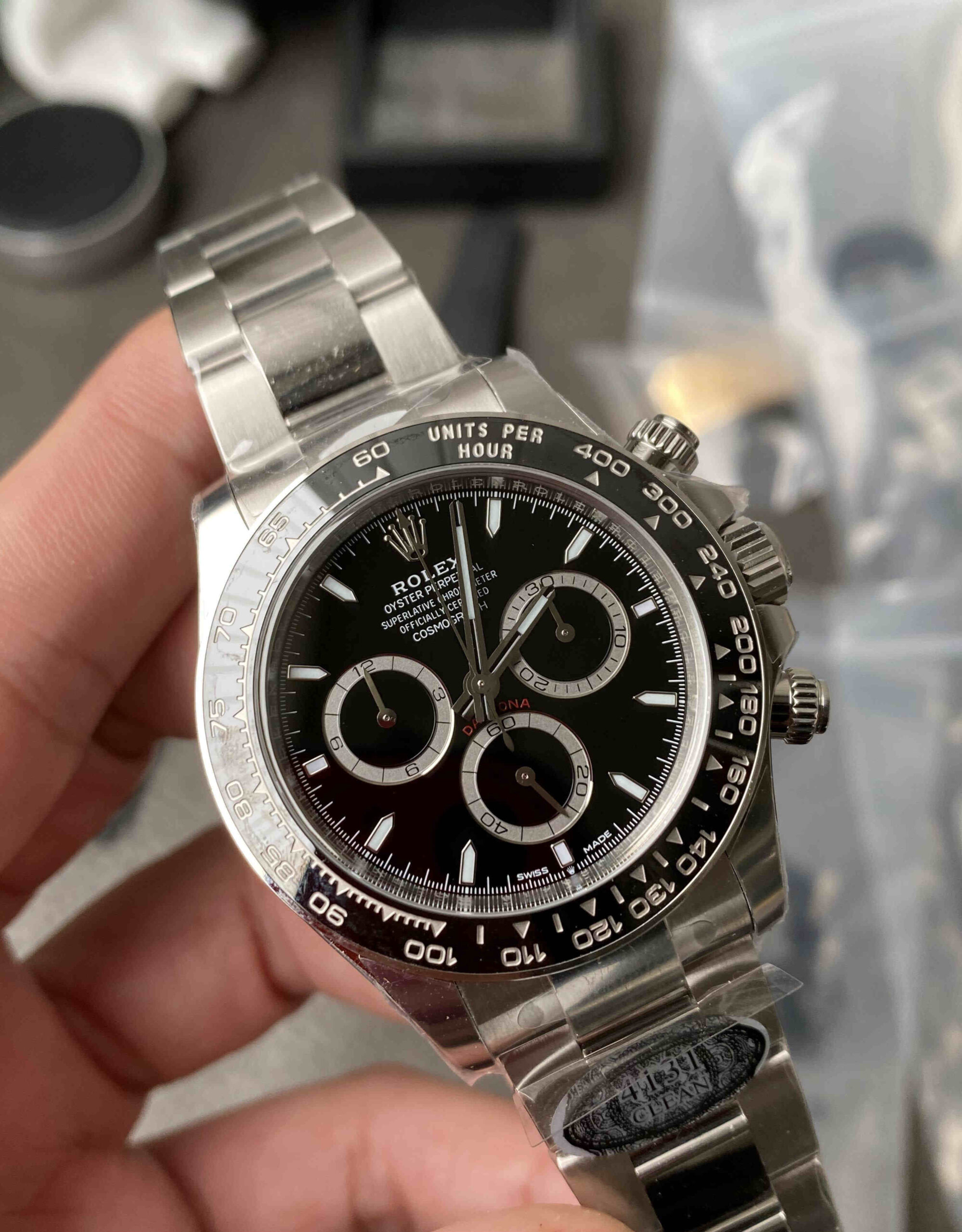 Daytona Black Ceramic 4131 – Full Black Rolex Daytona Clone