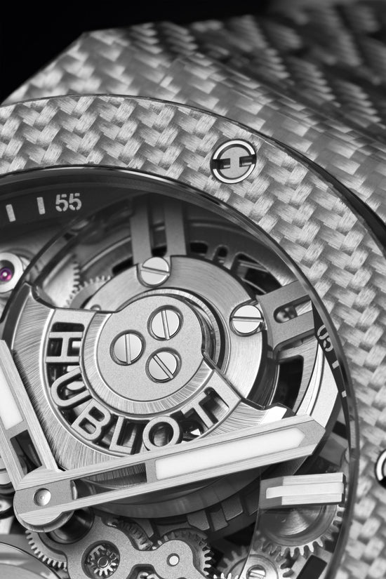 Hublot Replica Watch Big Bang Integrated Tourbillon Full Carbon, 43mm, Carbon Fiber and Texalium® Upper Layer, 455.YS.0170.YS
