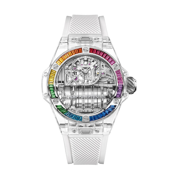 Hublot Replica Watch Big Bang MP-11 POWER RESERVE 14 DAYS SAPPHIRE RAINBOW 911.JX.0102.RW.4099