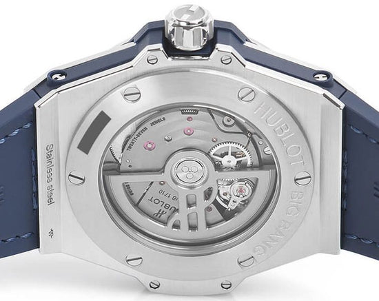 Hublot Replica Watch Big Bang, One Click Steel Blue Diamonds 39mm, 465.SX.7170.LR.1204
