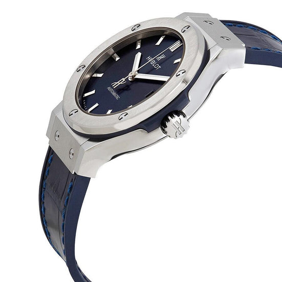 Hublot Replica Watch Classic Fusion Titanium Blue 38mm, 565.NX.7170.LR