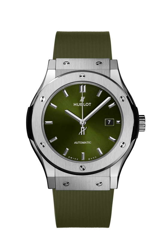 Hublot Replica Watch Classic Fusion Titanium Green 542.NX.8970.RX