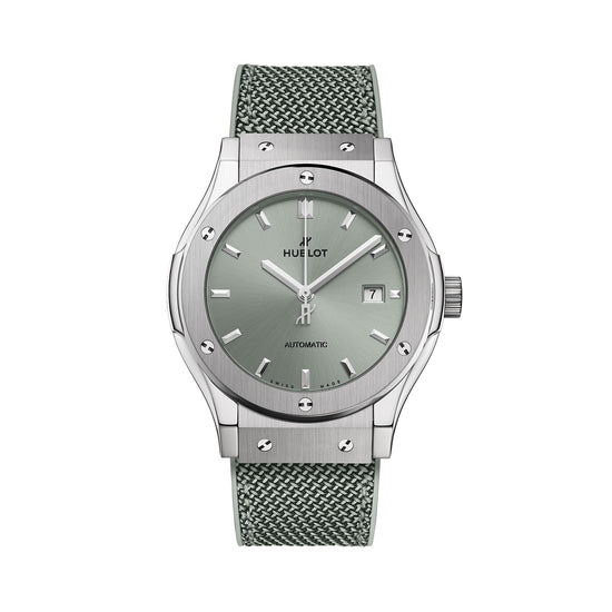 Hublot Replica Watch Classic Fusion Titanium Sage Green, 542.NX.891G.NR.