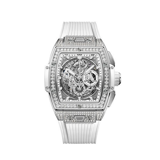 Hublot Replica Watch Spirit of Big Bang TITANIUM WHITE PAVÉ 642.NE.2010.RW.1604