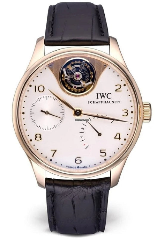 IWC Replica Watch Portugieser Tourbillon Mystere Automatic, 18k Rose Gold, 44.2mm, IW504202