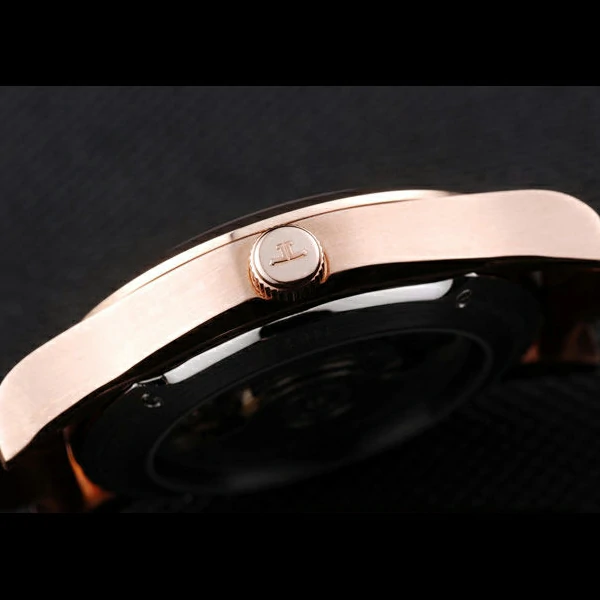 Jaeger Le Coultre Master Control Tourbillon Black Dial Brown Leather Strap new58370