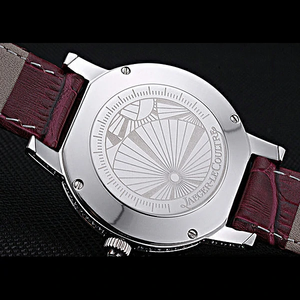 Jaeger LeCoultre Rendez Vous White Dial Purple Leather Strap new59991