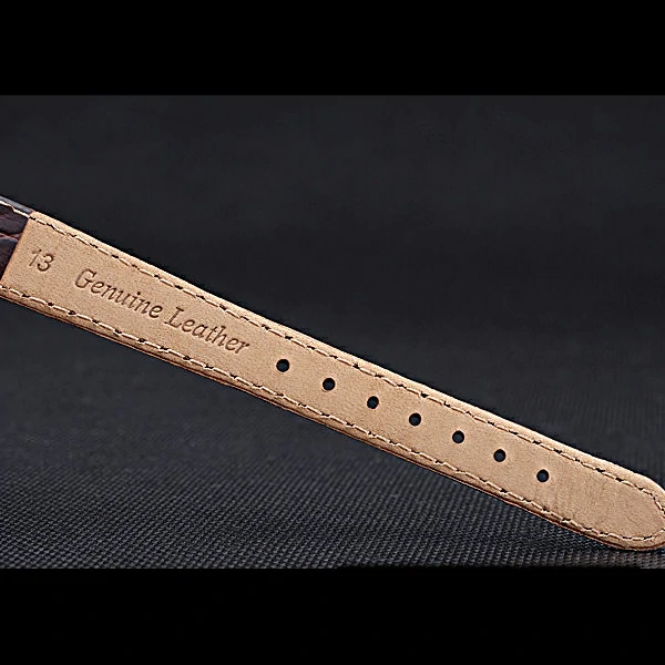 Longines La Grande Classique Diamond Bezel White Dial Brown Leather Strap Femme new60015