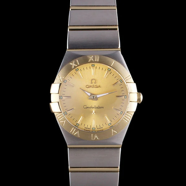 Omega Constellation Gold Dial Two Tone Band new59542