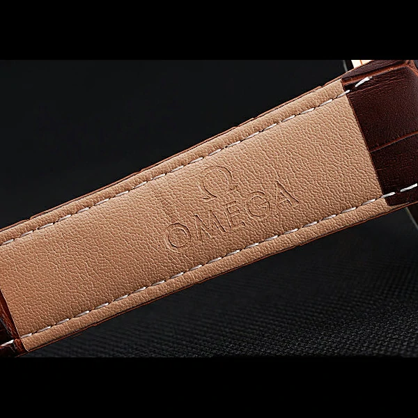 Omega Seamaster Aqua Terra Chrono GMT Teak Grey Dial Brown Leather Bracelet new60425