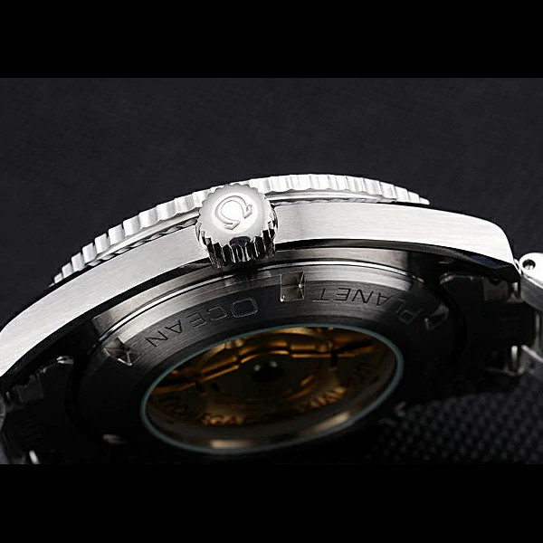 Omega Seamaster GMT White Dial Orange Bezel Stainless Steel Case new60644