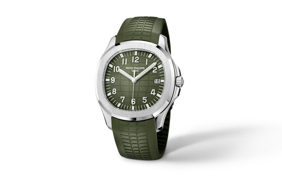 Patek Philippe Replica Watch Aquanaut Jumbo Date, Sweep Seconds, 18k White Gold, 42,2 mm, 5168G-010