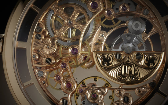 Patek Philippe Replica Watch Complication Calatrava Skeleton movement with hand-engraved decoration, 18k Rose Gold, 39mm, 5180/1R-001