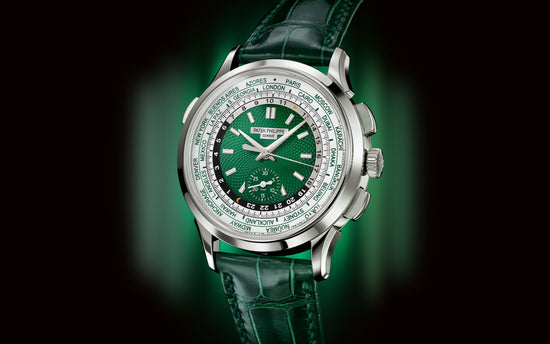 Patek Philippe Replica Watch Complication World-Time flyback Chronograph, Platinum, 39,5mm, 5930P-001
