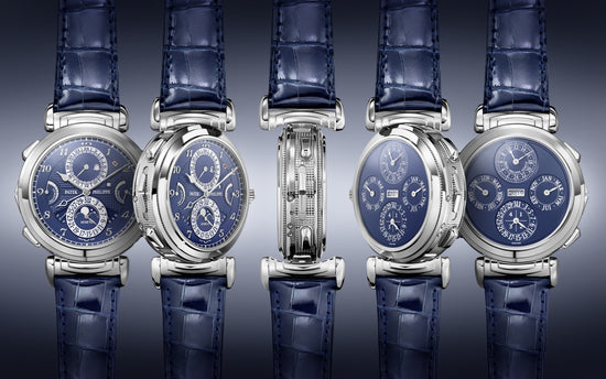 Patek Philippe Replica Watch Grand Complication, 18k White Gold, 47,7mm, Grandmaster Chime 6300G-010