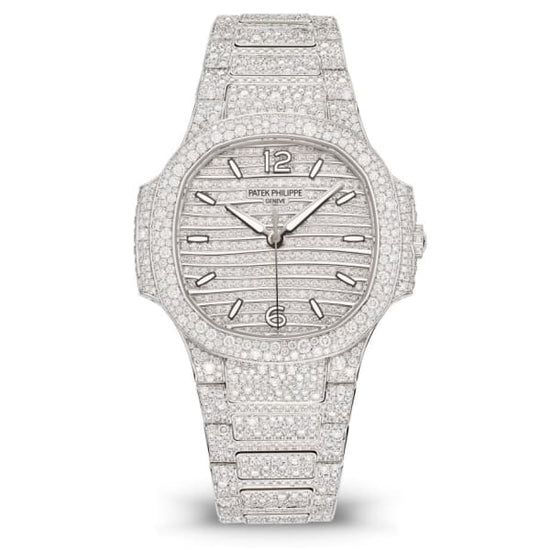 Patek Philippe Replica Watch Nautilus Haute Joaillerie Ladies Automatic Watch, 18K White Gold and Diamonds, 35,2mm, 7118/1450G-001