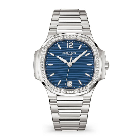 Patek Philippe Replica Watch Nautilus Ladies Automatic Watch, Stainless Steel and Diamonds, 35,2mm, 7118/1200A-001