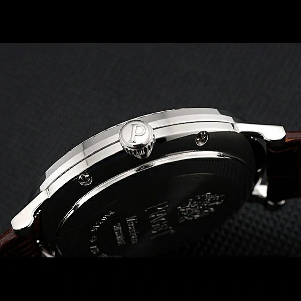 Piaget Altiplano Diamond Silver Case White Dial Brown Leather Bracelet new60514