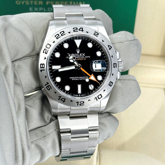Pre-owned 2024Rolex Replica Watch Explorer II Oystersteel 226570-0002