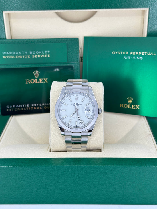 Pre-owned Rolex Replica Watch Datejust 41, Stainless Steel, 41mm, 126300-0005