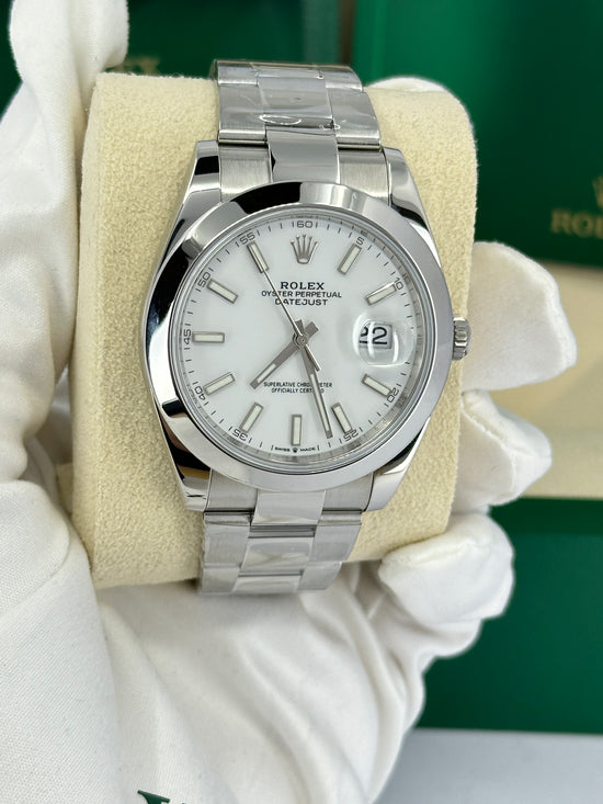 Pre-owned Rolex Replica Watch Datejust 41, Stainless Steel, 41mm, 126300-0005