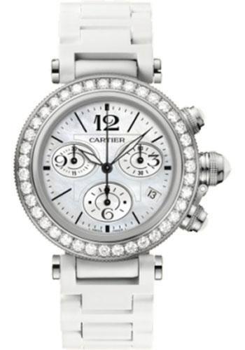 Replica Cartier Lady Seatimer Pasha Watch WJ130003