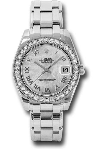 Replica Rolex Datejust Pearlmaster 34mm Watch: 81299 mr