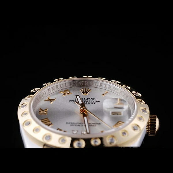 Rolex Datejust Diamond Bezel White Dial new58645