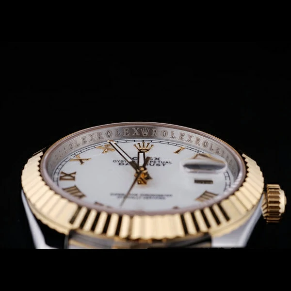 Rolex Datejust White Dial Ribbed Bezel new58632