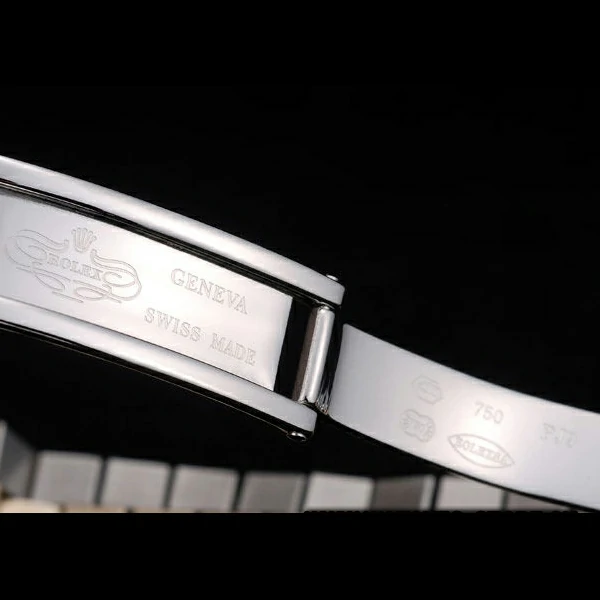 Rolex DayDate Grey Dial Dual Colored Stainless Steel Strap new58927