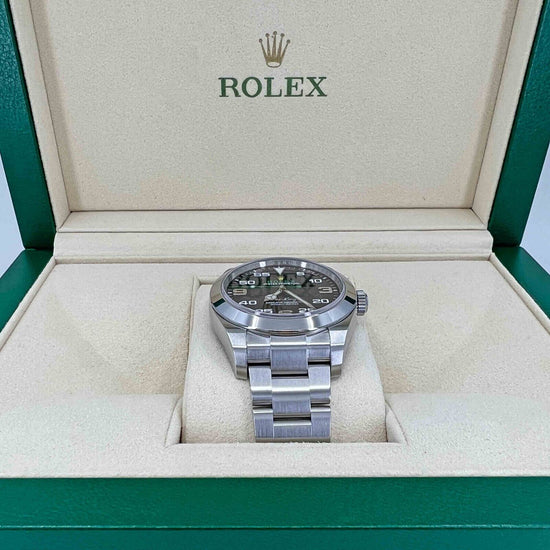 Rolex Replica Watch, Air-king, Black Arabic dial, 40mm, Oystersteel, Smooth, Oyster, 116900-0001