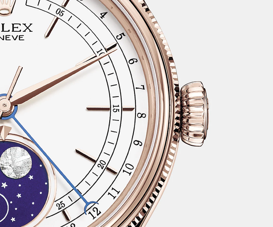 Rolex Replica Watch Cellini Moonphase 39mm, 18k Everose Gold, 50535-0002