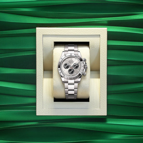 Rolex Replica Watch Cosmograph Daytona 40mm, 18k White Gold, 126509-0003