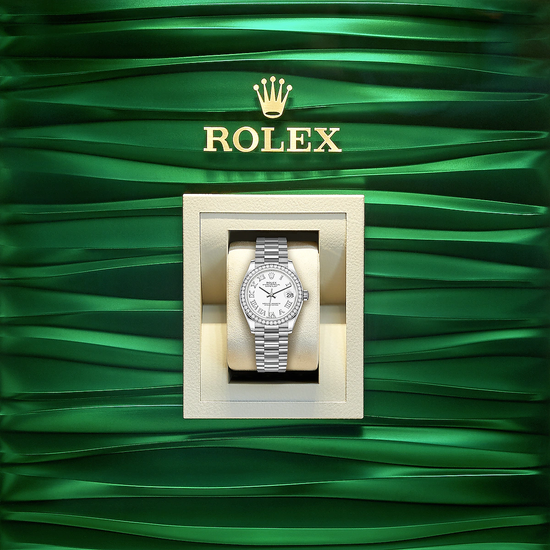 Rolex Replica Watch Datejust 31, 18kt White Gold, 278289RBR-0007