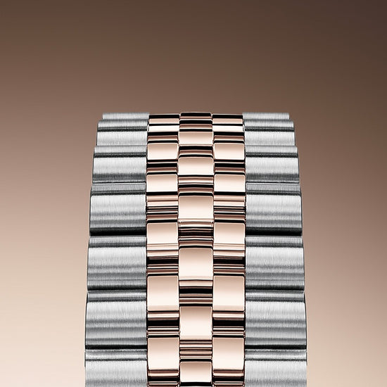 Rolex Replica Watch Datejust 31, Oystersteel, 18kt Everose Gold and diamonds, 278341RBR-0006