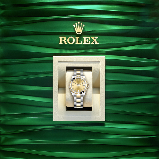 Rolex Replica Watch Datejust 31, Oystersteel, 18kt Yellow Gold and diamonds, 278343RBR-0013