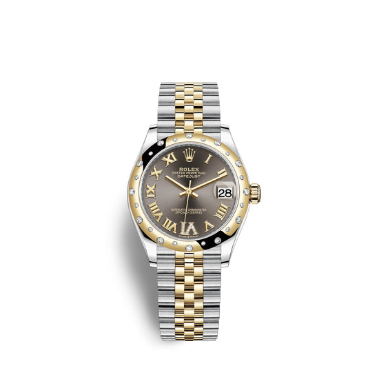 Rolex Replica Watch Datejust 31, Oystersteel, 18kt Yellow Gold and diamonds, 278343RBR-0018