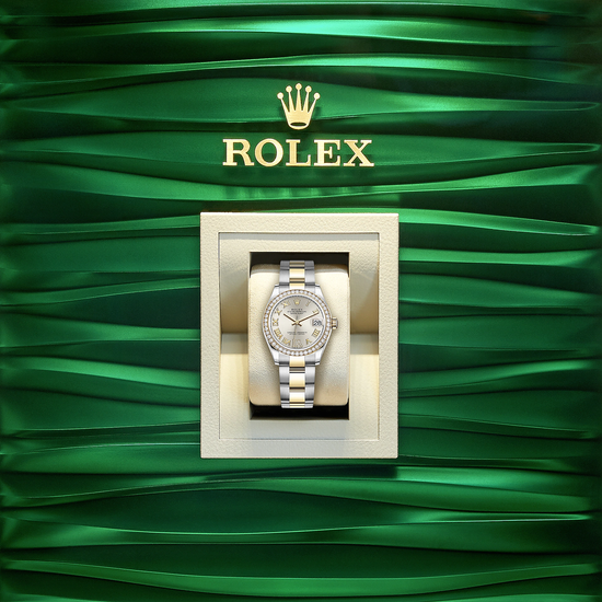 Rolex Replica Watch Datejust 31, Oystersteel, 18kt Yellow Gold and diamonds, 278383RBR-0003
